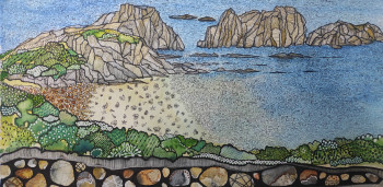 Named contemporary work « Playa de la Arnia », Made by EMI