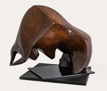 Named contemporary work « HAPPY BULL », Made by NOëL.K