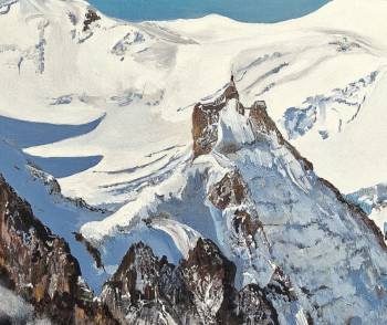 Named contemporary work « L Aiguille du midi », Made by PATRICK