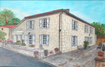 Named contemporary work « La Maison d'Irène », Made by MSGAYRAL'ART