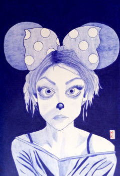 Named contemporary work « Minnie Mouse », Made by MIKL