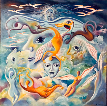 Named contemporary work « El aire », Made by RICARDO RODRIGUEZ