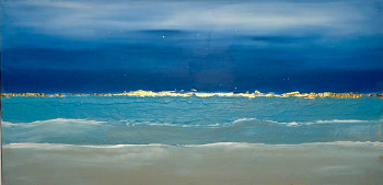 Named contemporary work « L'émotion de  la mer », Made by BRIGITTE DRAVET