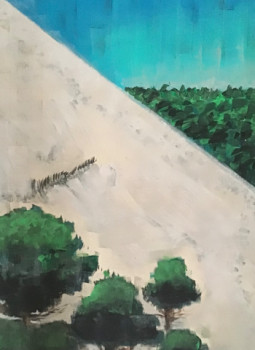 Named contemporary work « La dune du pyla », Made by PACOTILLE