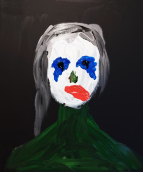 Named contemporary work « Portrait pour la paix. », Made by JULIEN.B