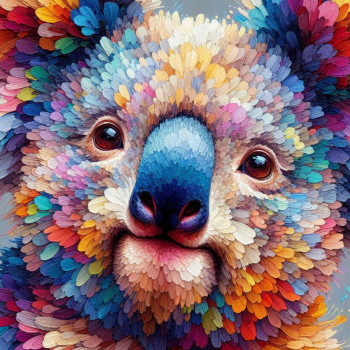 Named contemporary work « Koala ia », Made by KIKI