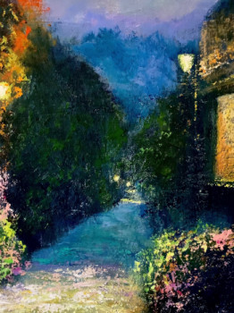 Named contemporary work « En descendant la ruelle », Made by ANNE VIGNAU