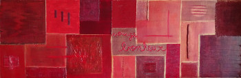 Named contemporary work « Rouge bonheur », Made by KETTY M.