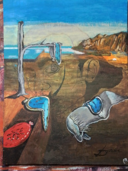 Named contemporary work « "La persistencia de la memoria", Dali como fondo », Made by ANTONIO CERON