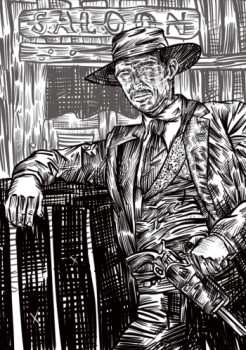 Named contemporary work « Lee Van Cleef », Made by ERIC ERIC