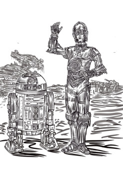Named contemporary work « R2D2 CPO », Made by ERIC ERIC