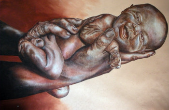 Named contemporary work « Baby Love », Made by ERIC ERIC