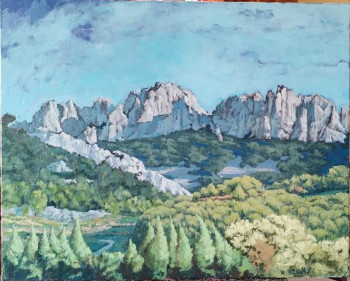 Named contemporary work « Dentelles du Mont Mirail », Made by NICOLAS SCOHY