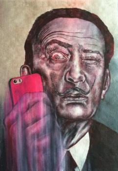 Named contemporary work « Salvador Dali Selfie », Made by ERIC ERIC
