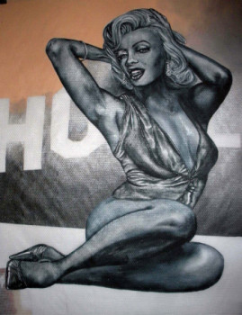 Named contemporary work « Hollywood Marilyn », Made by ERIC ERIC