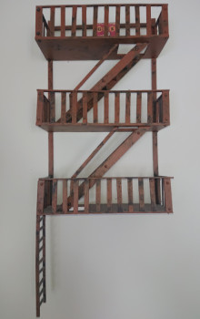 Named contemporary work « "FIRE ESCAPE" », Made by GINO