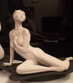 Named contemporary work « Sensualité », Made by JULIE F.SCULPTURES