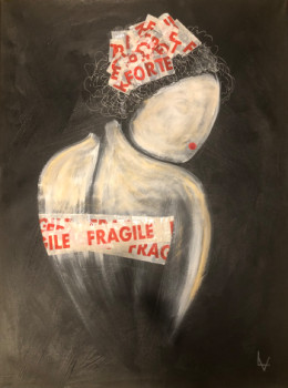Named contemporary work « Forte et Fragile », Made by LV