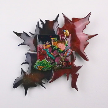 Named contemporary work « Onirisme 3D », Made by LES éMAUX ARéDIENS