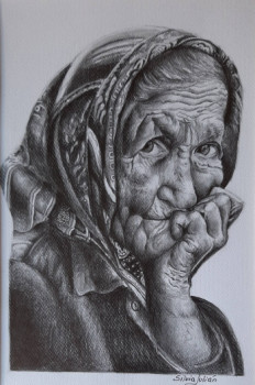 Named contemporary work « Abuela campesina », Made by SILVIAJ