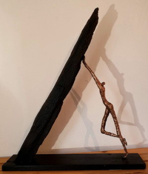 Named contemporary work « Résiste le grand 3/8 », Made by RéJANE LECHAT