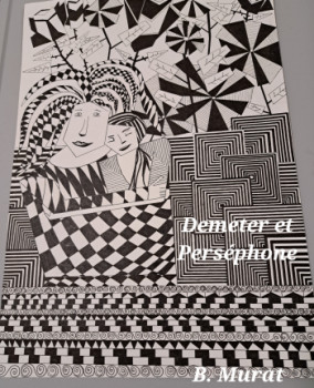 Named contemporary work « Demeter et Perséphone », Made by B. MURAT