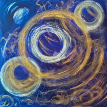 Named contemporary work « Cercles de vie », Made by MARIE-LOUISE CERVANTES