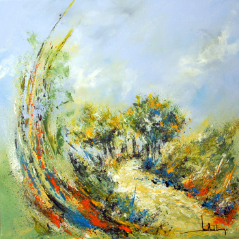 Named contemporary work « CAMINANDO », Made by JEAN-CLAUDE LANNES