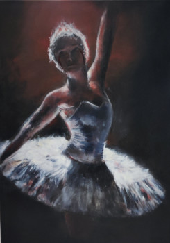 Named contemporary work « la ballerine aux larmes », Made by FLORE.M