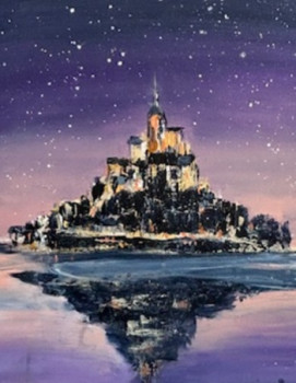 Named contemporary work « Mont St Michel », Made by PATRICK