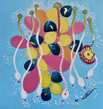 Named contemporary work « Inflorescence », Made by MARADI ART MARILYN MATHURIN