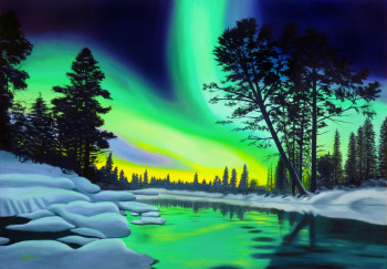 Named contemporary work « 468 AURORA BOREAL, MURMANSK (RUSIA). », Made by NEUS BRUNET CAPDEVILA