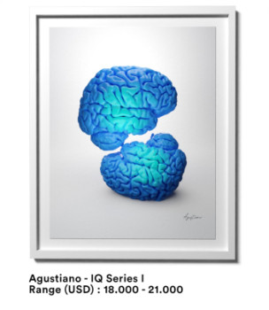 Named contemporary work « Agustiano - I », Made by COLLIN PETERSON