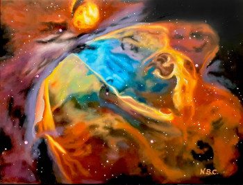 Named contemporary work « 475 NEBULOSA "ORION" », Made by NEUS BRUNET CAPDEVILA