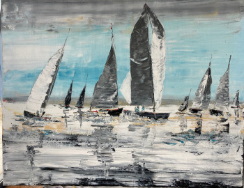 Named contemporary work « la Marine est là », Made by ERNIE