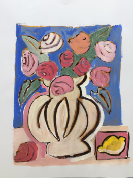 Named contemporary work « Roses du cap », Made by SOPHIE GARDIN