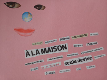 Named contemporary work « Á la maison », Made by MAX INDANE