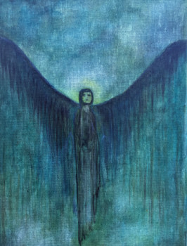 Named contemporary work « Angel guardian », Made by AZUCENA