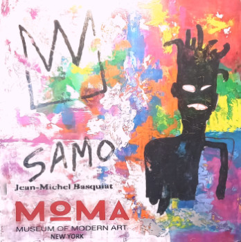 Named contemporary work « MOMA and Basquiat », Made by JMCHAPS