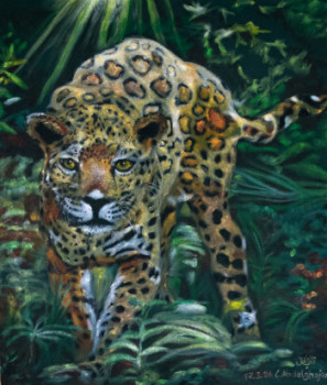 Named contemporary work « Jaguar », Made by ABDELGHAFAR