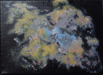 Named contemporary work « Eagle nebula », Made by ABDELGHAFAR