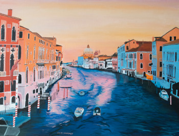 Named contemporary work « Venedig - Canale Grande », Made by ABDELGHAFAR