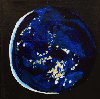 Named contemporary work « Welt bei Nacht », Made by ABDELGHAFAR