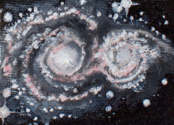 Named contemporary work « Whirlpool Galaxie », Made by ABDELGHAFAR