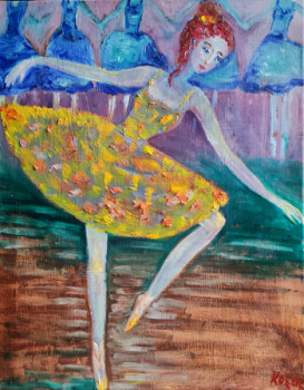 Named contemporary work « Ballerine ballerina principale », Made by KOZAR