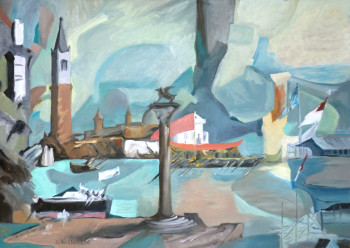 Named contemporary work « Venise paramnésique », Made by GILLES CHAMBON