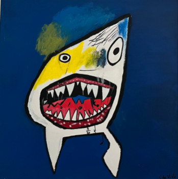 Named contemporary work « Le Têtard Requin », Made by DE VIVO