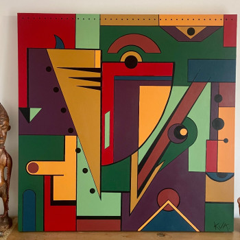 Named contemporary work « Tlaloc », Made by KVA