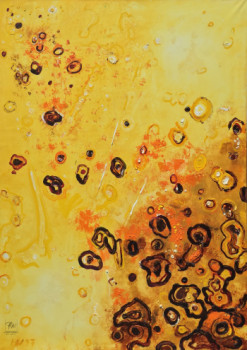 Named contemporary work « Sun spots », Made by HERBERT WIEDERGUT