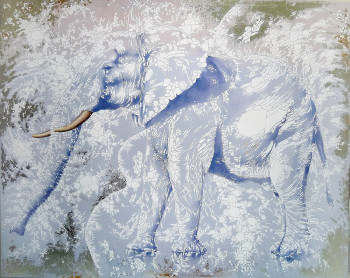 Named contemporary work « Elefante blanco. », Made by A.PONTESTA